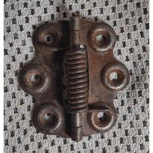 Spring Screen Door Hinge Vintage Victorian Design Restoration Rusty Hardware